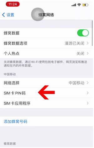 剑河苹果14维修网分享如何给iPhone14的SIM卡设置密码 