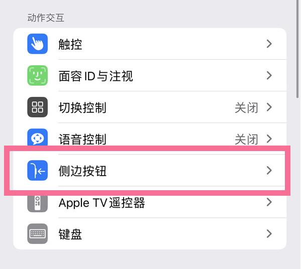 剑河苹果14维修店分享iPhone14 Plus侧键双击下载功能关闭方法 