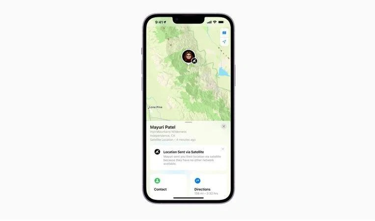 剑河苹果14维修分享iPhone14系列中 FindMy功能通过卫星分享位置方法教程 